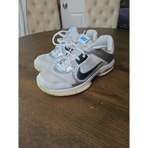 NIKE Air Max Mirabella 3 Women 429996- 105 White Blue Sneakers Tennis Shoe 8.5